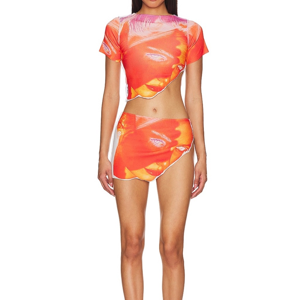 1XBLUE Burn top and bottom set in orange - Picture 2 of 5